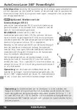 Preview for 18 page of LaserLiner AutoCross-Laser 360 PowerBright Operating Instructions Manual