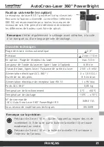 Preview for 31 page of LaserLiner AutoCross-Laser 360 PowerBright Operating Instructions Manual