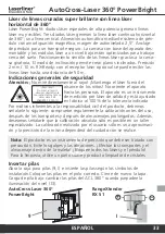 Preview for 33 page of LaserLiner AutoCross-Laser 360 PowerBright Operating Instructions Manual