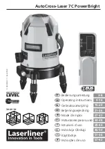 LaserLiner AutoCross-Laser 7C PowerBright Operating Instructions Manual preview