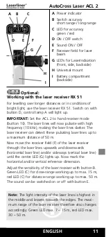 Preview for 6 page of LaserLiner AutoCross Laser ACL 2 Operating Instructions Manual