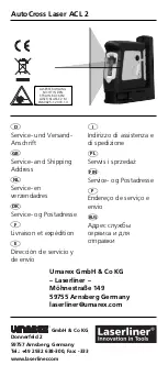 Preview for 10 page of LaserLiner AutoCross Laser ACL 2 Operating Instructions Manual