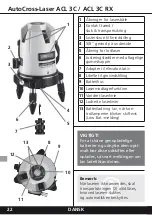 Preview for 22 page of LaserLiner AutoCross-Laser ACL 3C Operating Instructions Manual