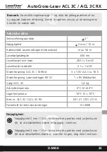 Предварительный просмотр 25 страницы LaserLiner AutoCross-Laser ACL 3C Operating Instructions Manual