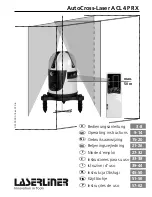 LaserLiner AutoCross-Laser ACL 4P RX Operating Instructions Manual preview