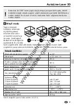 Предварительный просмотр 77 страницы LaserLiner AutoLine-Laser 3D Operating Instructions Manual