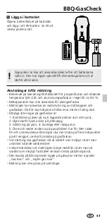 Preview for 43 page of LaserLiner BBQ-GasCheck Instruction Manual