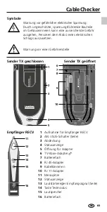 Предварительный просмотр 3 страницы LaserLiner CableChecker 083.065a Manual