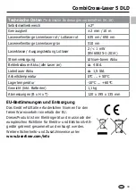 Preview for 9 page of LaserLiner CombiCross-Laser 5 DLD Manual