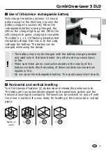 Preview for 13 page of LaserLiner CombiCross-Laser 5 DLD Manual