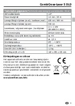 Preview for 25 page of LaserLiner CombiCross-Laser 5 DLD Manual