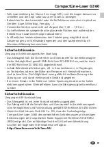 Preview for 3 page of LaserLiner CompactLine-Laser G360 Manual