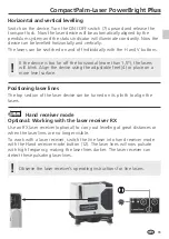 Preview for 11 page of LaserLiner CompactPalm-Laser PowerBright Plus Manual