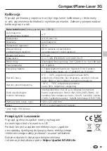 Preview for 89 page of LaserLiner CompactPlane-Laser 3G Operating Instructions Manual