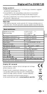 Preview for 35 page of LaserLiner DigiLevel Pro 30 Manual