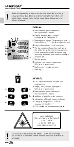 Preview for 10 page of LaserLiner DistanceMaster 60 Manual