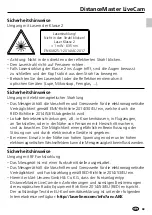 Preview for 3 page of LaserLiner DistanceMaster LiveCam Manual