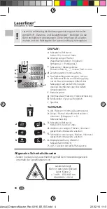 Preview for 4 page of LaserLiner DistanceMaster Operating Instructions Manual