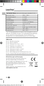 Preview for 10 page of LaserLiner DistanceMaster Operating Instructions Manual