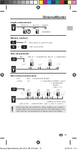 Preview for 13 page of LaserLiner DistanceMaster Operating Instructions Manual