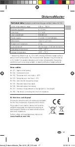 Preview for 17 page of LaserLiner DistanceMaster Operating Instructions Manual