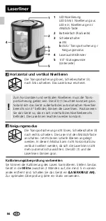 Preview for 4 page of LaserLiner EasyCross-Laser Green Operating Instructions Manual