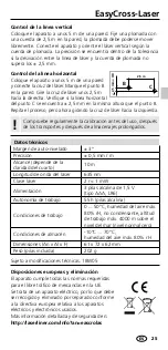 Preview for 25 page of LaserLiner EasyCross-Laser Manual