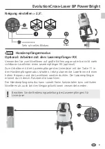 Preview for 9 page of LaserLiner EvolutionCross-Laser 8P PowerBright Manual