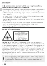 Preview for 12 page of LaserLiner EvolutionCross-Laser 8P PowerBright Manual