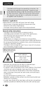 Preview for 8 page of LaserLiner G40 Manual