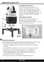 Предварительный просмотр 6 страницы LaserLiner GreenLine-Laser 2 P Operating Instructions Manual