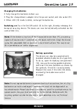 Предварительный просмотр 11 страницы LaserLiner GreenLine-Laser 2 P Operating Instructions Manual