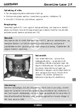 Предварительный просмотр 23 страницы LaserLiner GreenLine-Laser 2 P Operating Instructions Manual