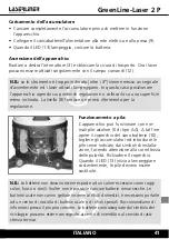 Предварительный просмотр 41 страницы LaserLiner GreenLine-Laser 2 P Operating Instructions Manual