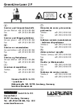 Предварительный просмотр 64 страницы LaserLiner GreenLine-Laser 2 P Operating Instructions Manual