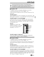 Предварительный просмотр 41 страницы LaserLiner LAN-Check Operating Instructions Manual