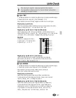 Предварительный просмотр 47 страницы LaserLiner LAN-Check Operating Instructions Manual