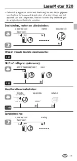 Preview for 13 page of LaserLiner LaserMeter X20 Manual