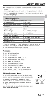 Preview for 15 page of LaserLiner LaserMeter X20 Manual