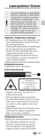 Предварительный просмотр 7 страницы LaserLiner Laserpointer Green Manual