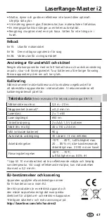 Preview for 47 page of LaserLiner LaserRange-Master i2 Manual