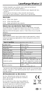 Preview for 55 page of LaserLiner LaserRange-Master i2 Manual