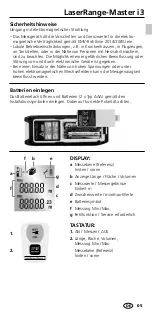 Preview for 5 page of LaserLiner LaserRange-Master i3 Manual