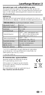 Preview for 23 page of LaserLiner LaserRange-Master i3 Manual