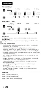 Preview for 62 page of LaserLiner LaserRange-Master i3 Manual