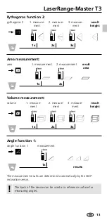 Preview for 13 page of LaserLiner LaserRange-Master T3 Operating Instructions Manual