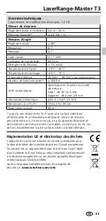 Preview for 33 page of LaserLiner LaserRange-Master T3 Operating Instructions Manual