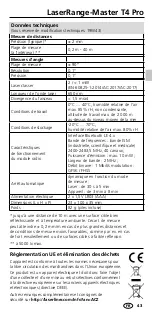 Preview for 43 page of LaserLiner LaserRange-Master T4 Pro Operating Instructions Manual