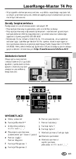 Preview for 61 page of LaserLiner LaserRange-Master T4 Pro Operating Instructions Manual