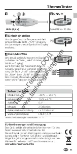 Предварительный просмотр 3 страницы LaserLiner LR44 Manual